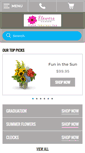 Mobile Screenshot of flowersbyhansen.com
